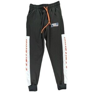 NCAA Men's March Madness Athletic Jogger Pants Black/White/Orange Size Small